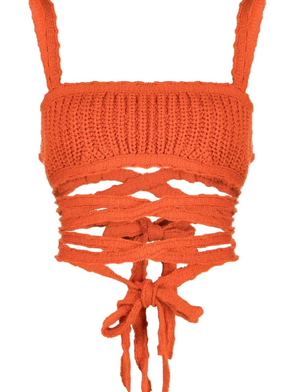 Affordable Alanui crochet-knit Women sleeveless top 0716